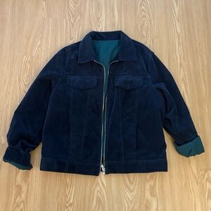 Brandy Melville / John Galt Corduroy Jacket in Navy Size XXL